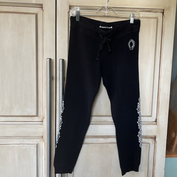 Chrome hearts authentic leggings sweat pants waffle weave - Picture 8 of 9